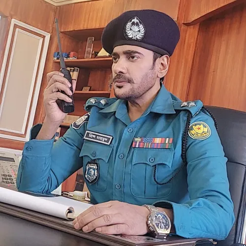 Ananta Jalil as a Police