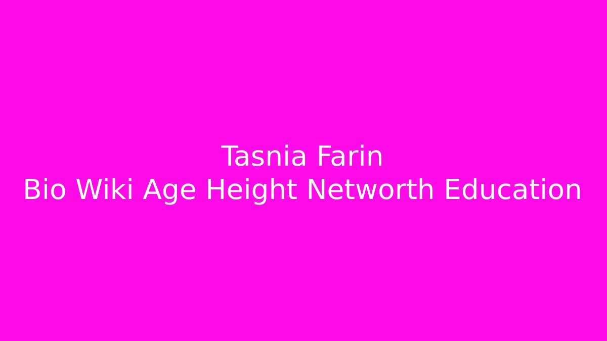 Image of Tasnia Farin